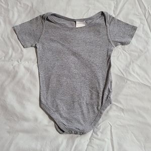 Hanna Andersson Bodysuit, Grey - 80cm/18-24 mos